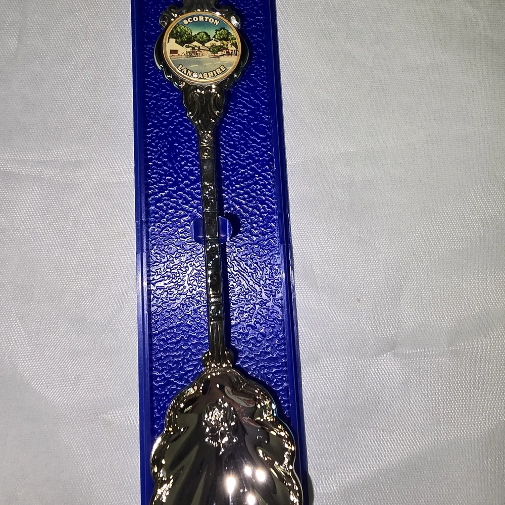 Scorton Lancashire England Souvenir Spoon